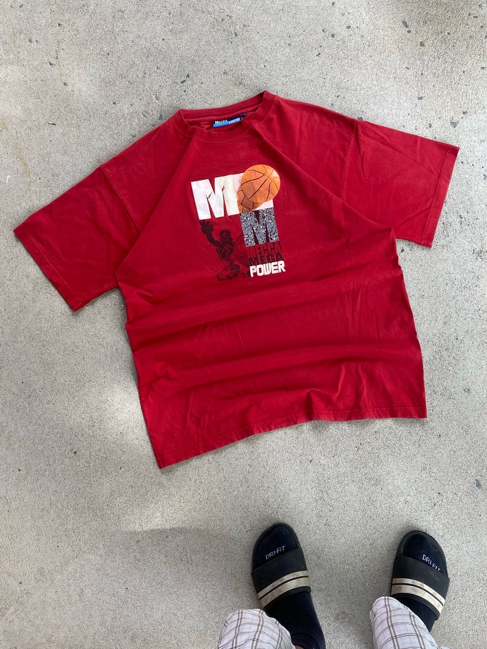 2000s Y2k Mecca Basketball Tee Shirt